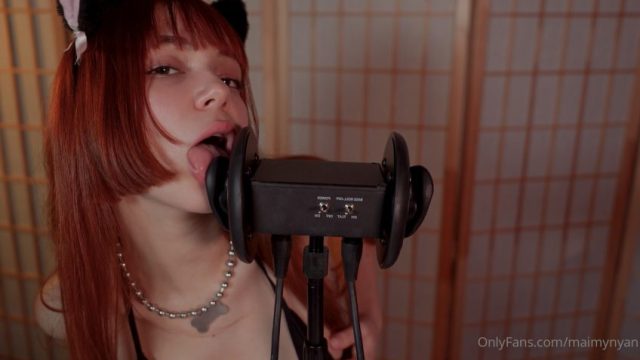 Maimy Asmr – 20 Nov 2024 – Cat Ear Licking Asmr Is Awesome Porn