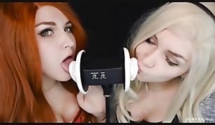 Amouranth Porn Video Asmr Kittyklaw Mary Jane And Gwen Stacy Ear Licking [patreon] Jill Wagner Nude